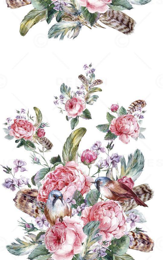 定位花卉印花华亿平台图片