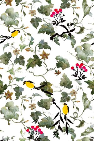 田园风格印花华亿平台图片