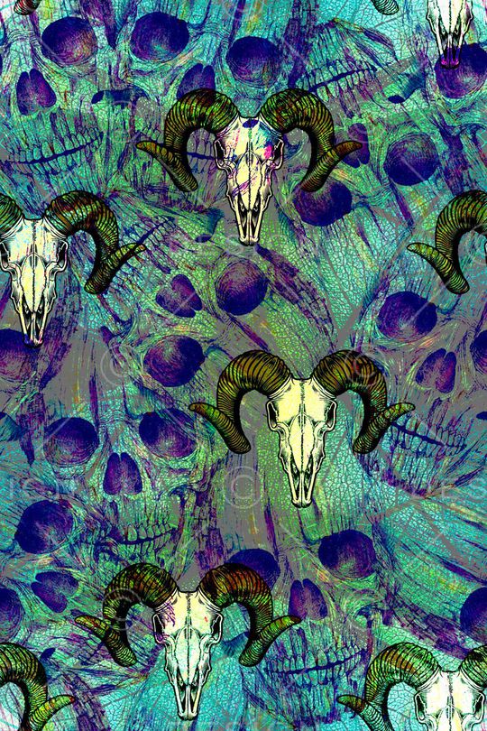 骷髅头印花华亿平台图片