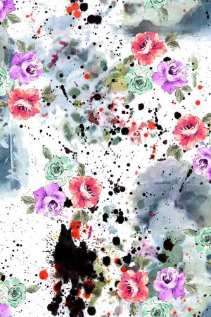 清新自然印花华亿平台图片