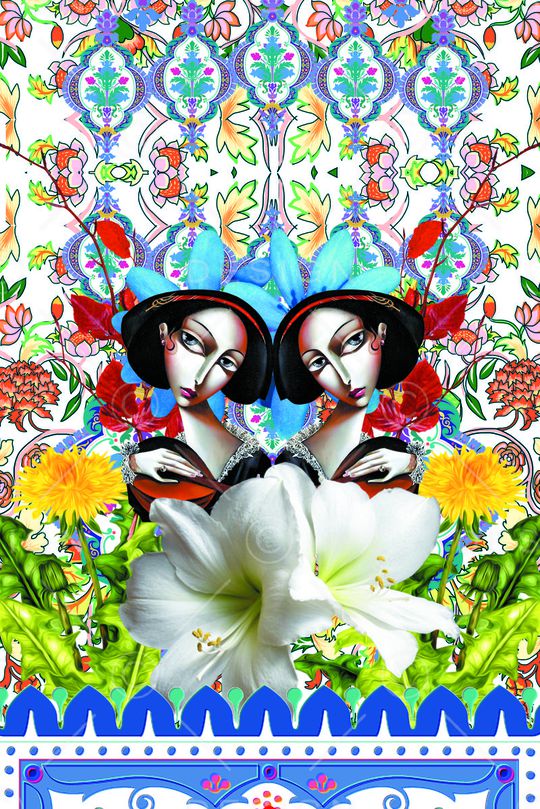 MAX-定位欧美民族风印花华亿平台图片