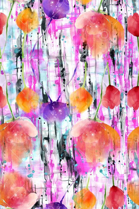 水墨中国风印花华亿平台图片