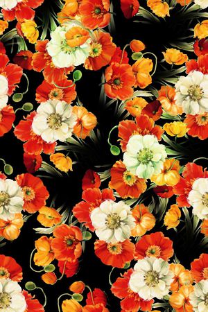 中国风印花华亿平台图片