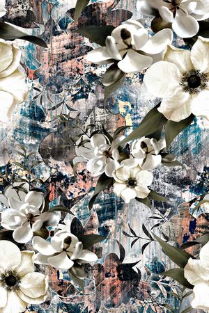 抽象印花华亿平台图片