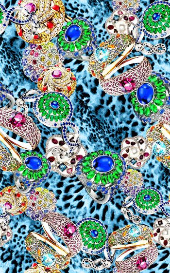 563888-香水珠宝豹纹华亿平台