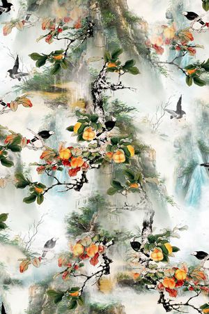 潮流时尚大牌印花华亿平台图片