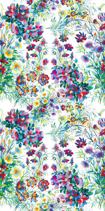 564034-田园风 手绘彩色花卉