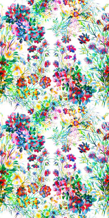 564035-田园风 手绘彩色花卉