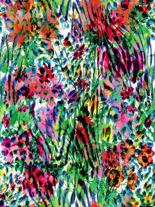 潮流时尚印花华亿平台图片