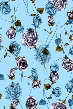 高清花卉印花华亿平台图片