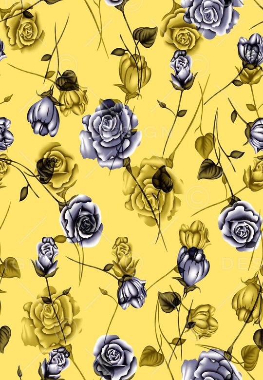 高清花卉印花华亿平台图片