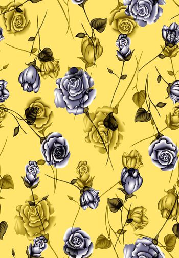 564044-欧美流行时尚简单小花