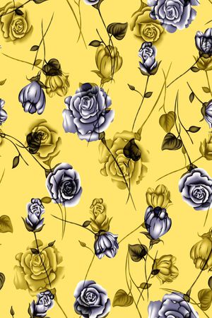 高清花卉印花华亿平台图片