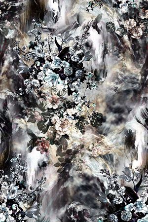 抽象印花华亿平台图片