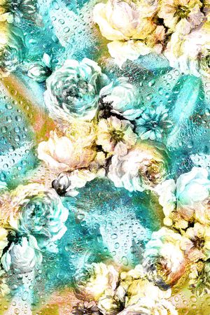 抽象 时尚印花华亿平台图片