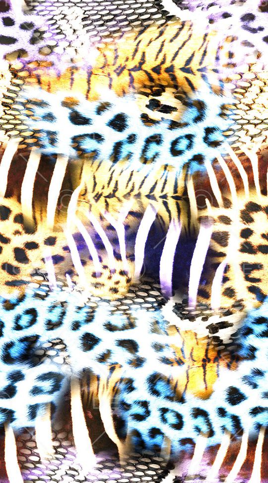 豹纹印花华亿平台图片