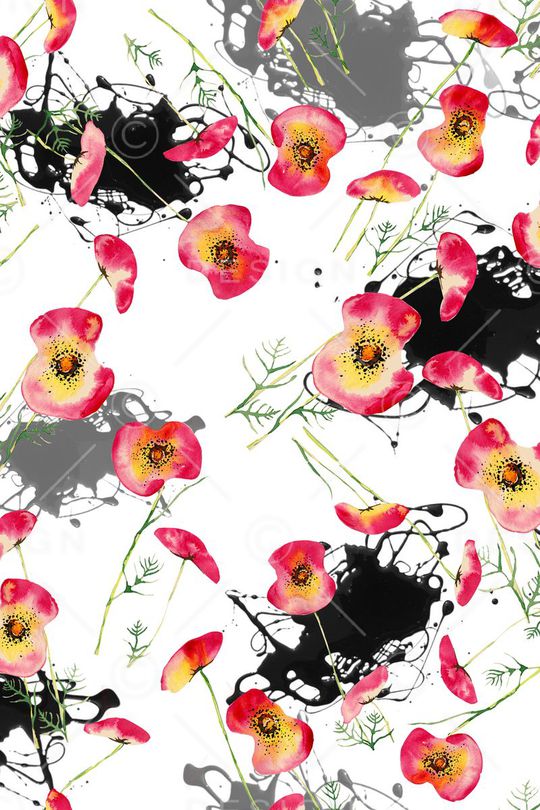 绘画笔墨印花华亿平台图片