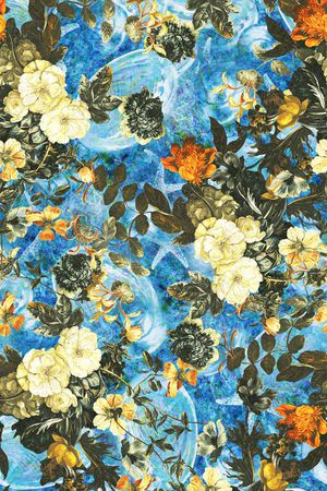 抽象 时尚印花华亿平台图片