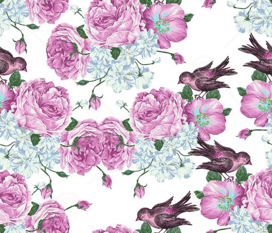 鸟类印花华亿平台图片