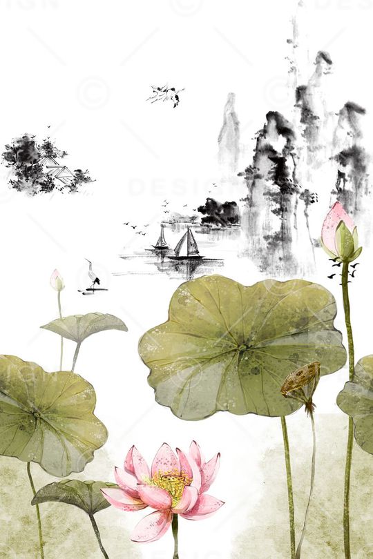 中国风印花华亿平台图片