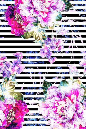 休闲风印花华亿平台图片