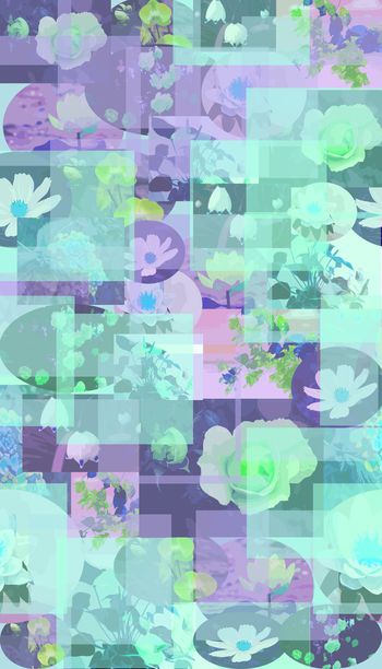 564202-时尚   流行   花卉  几何 