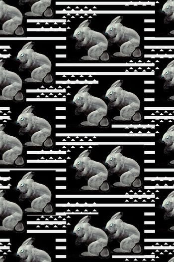 564234-兔子几何图形