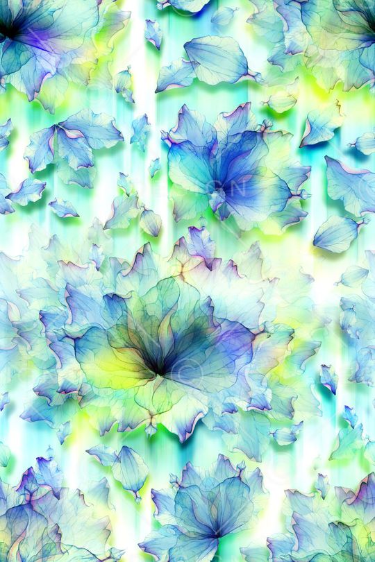 田园风印花华亿平台图片