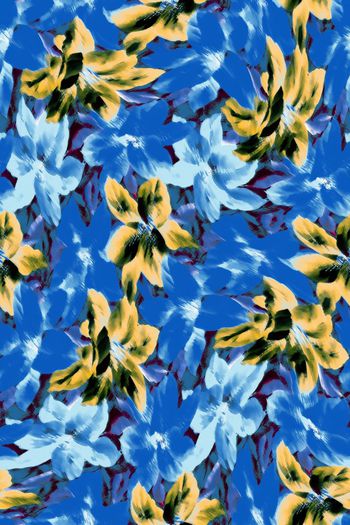 564255-原创 手绘 抽象 水彩 花卉 笔刷