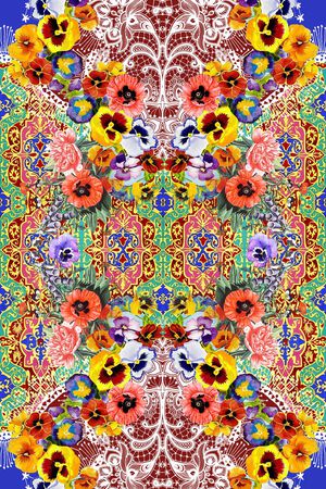 民族风印花华亿平台图片