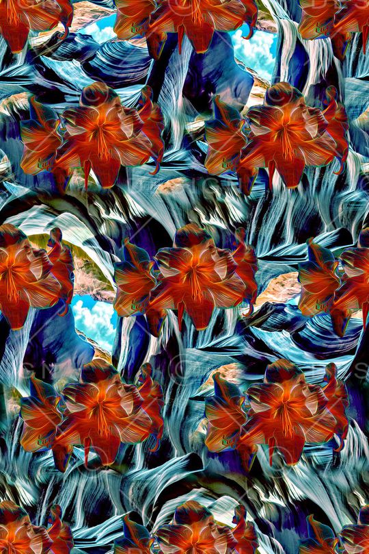 潮流大牌印花华亿平台图片