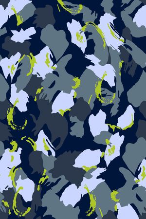 抽象花卉印花华亿平台图片