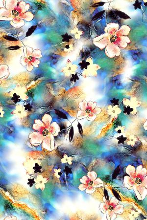 中国风印花华亿平台图片