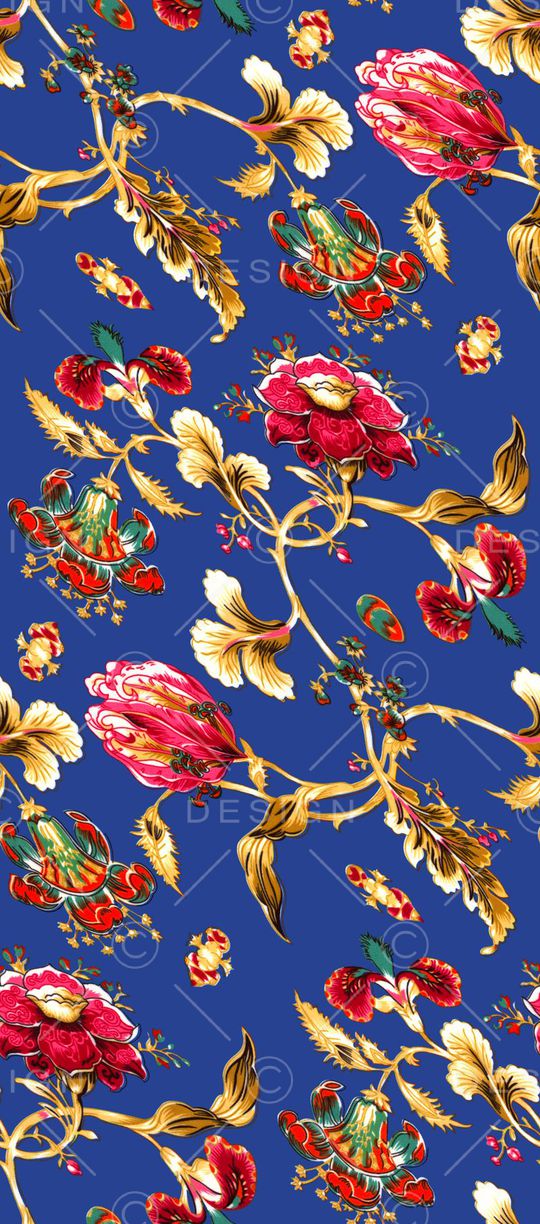 抽象花卉印花华亿平台图片