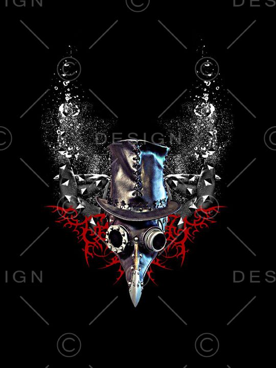 抽象男装图案印花华亿平台图片