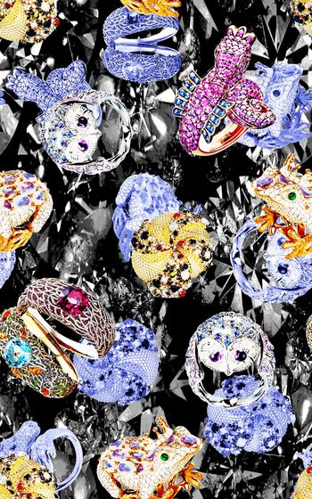 564459-时尚珠宝手镯动物华亿平台