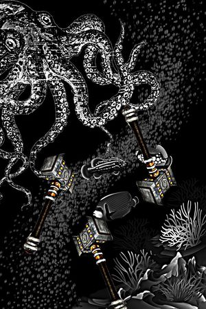 雷神之锤印花华亿平台图片