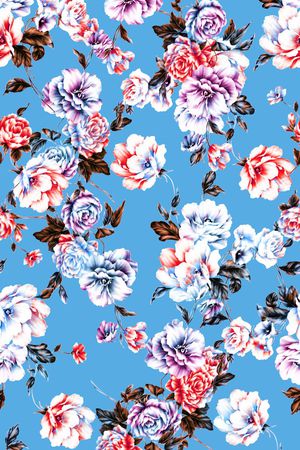 女装连衣裙印花华亿平台图片