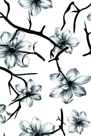 抽象花卉印花华亿平台图片