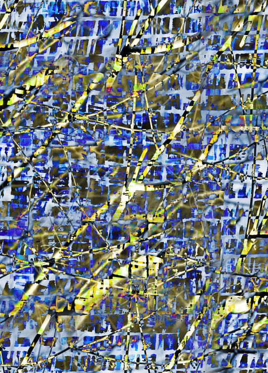 抽象印花华亿平台图片