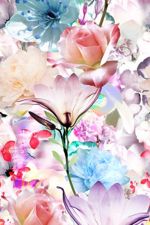 抽象印花华亿平台图片