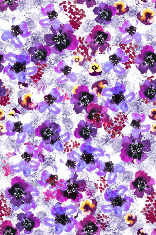 连衣裙印花华亿平台图片