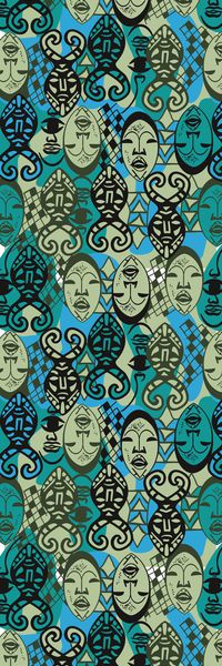 异域风情印花华亿平台图片