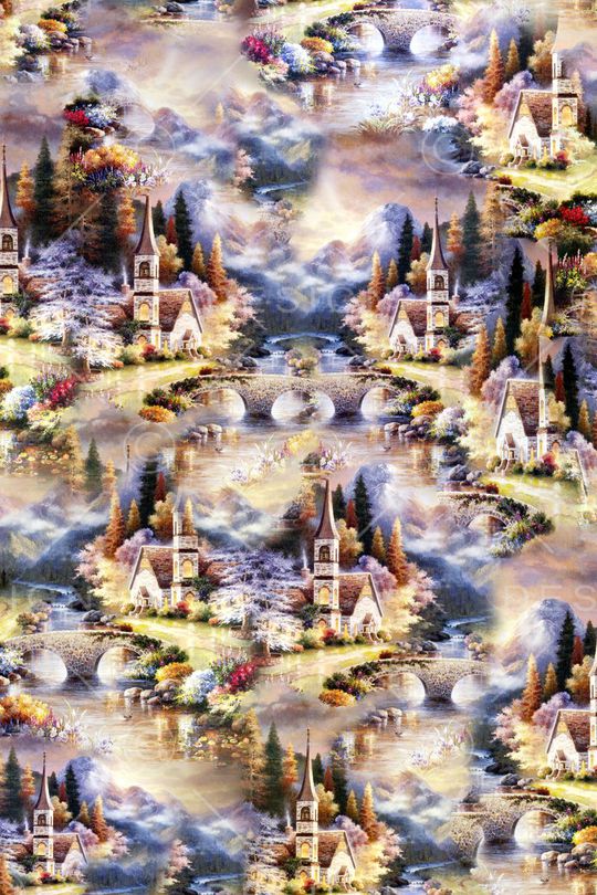 风景印花华亿平台图片