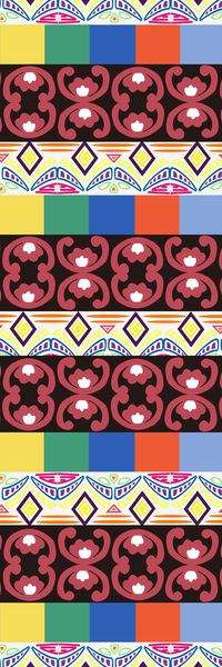 复古印花华亿平台图片