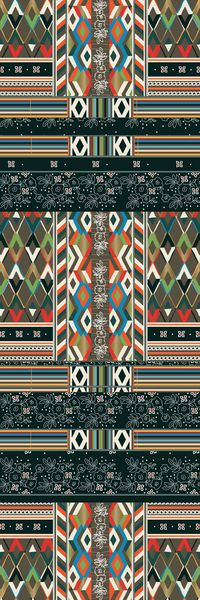 几何长围巾印花华亿平台图片