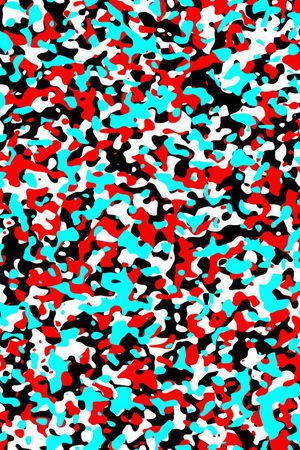 不规则几何印花华亿平台图片