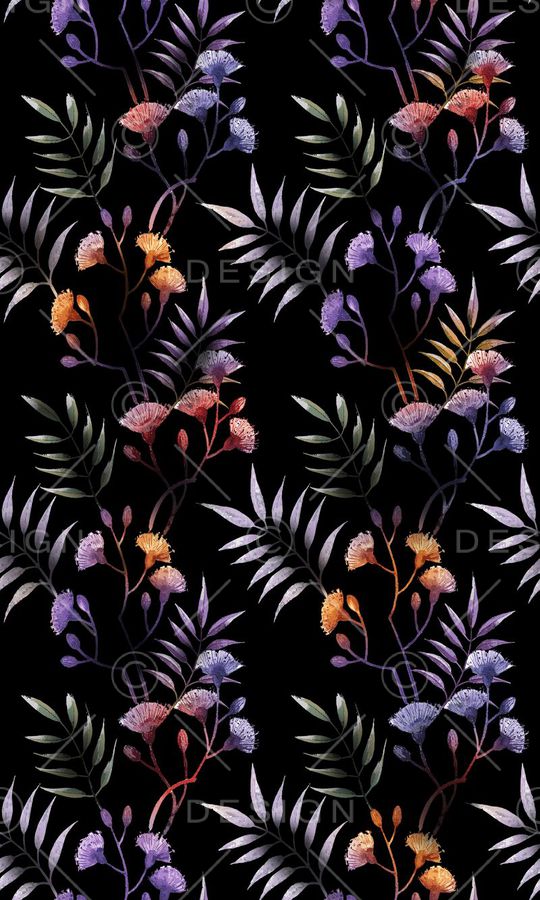 黑底印花华亿平台图片