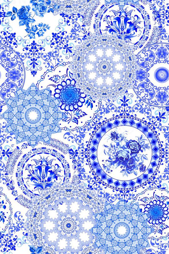 中国风印花华亿平台图片