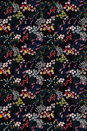 卡通清新小碎花印花华亿平台图片